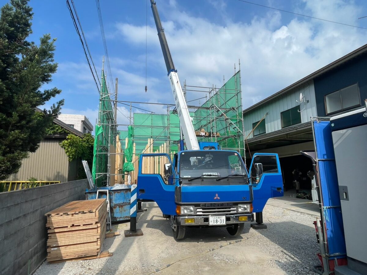 とうとう建ちました(*^_^*)
